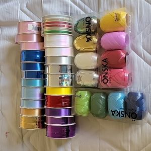Gift wrap ribbon bundle